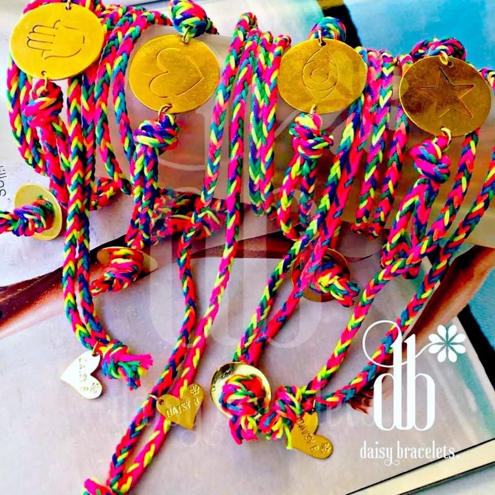 Check out this fantastic handmade bracelet made from organic fabric.